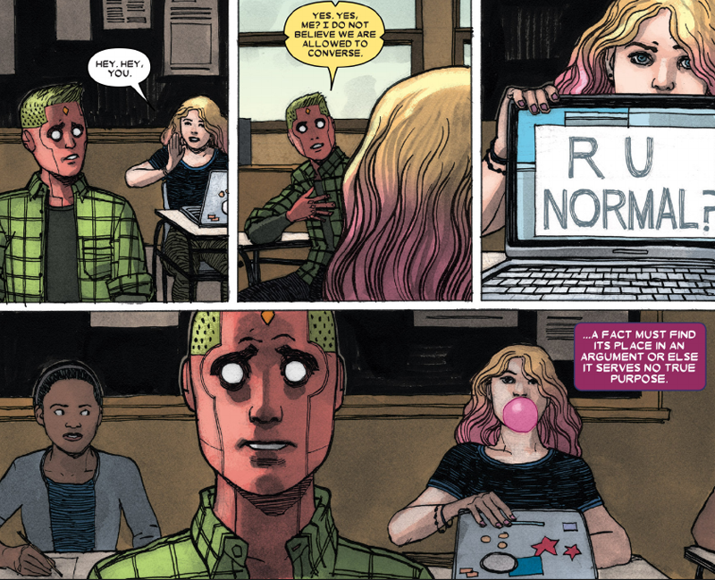 Illustration for article titled The Vision Is One Of The Most Unsettling Comics I've Read This Year